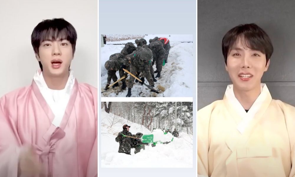 BTS lanza proyectos en solitario; J-Hope dona 100 millones de won a víctimas; RM participa en limpieza de nieve